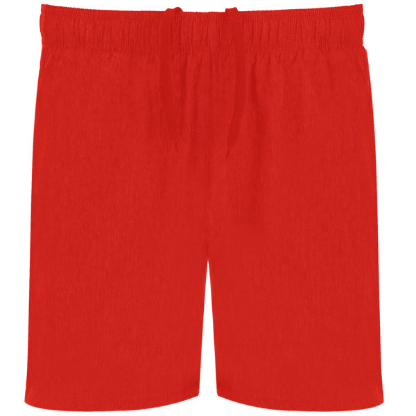 Roly Celtic men's shorts in red, ready for logo printing or embroidery