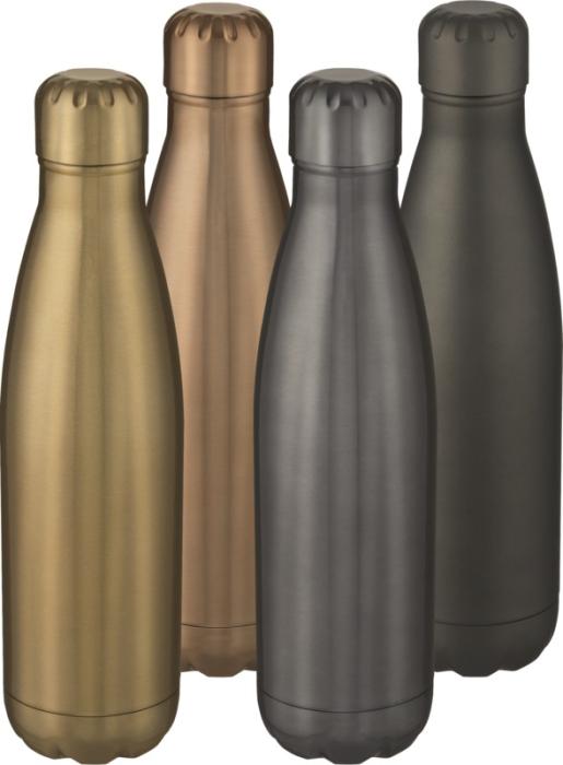 Cove - Botella de acero inoxidable aislada de 500 ml de vacío