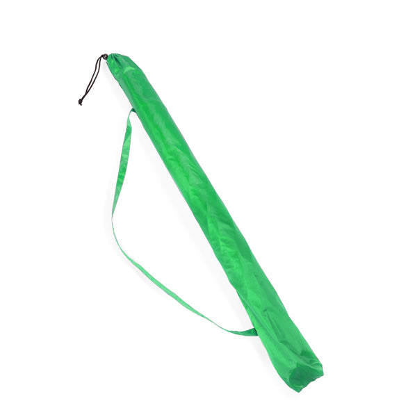 Stamina Skye 190T polyester () and beach umbrella in fern green, ready for logo printing