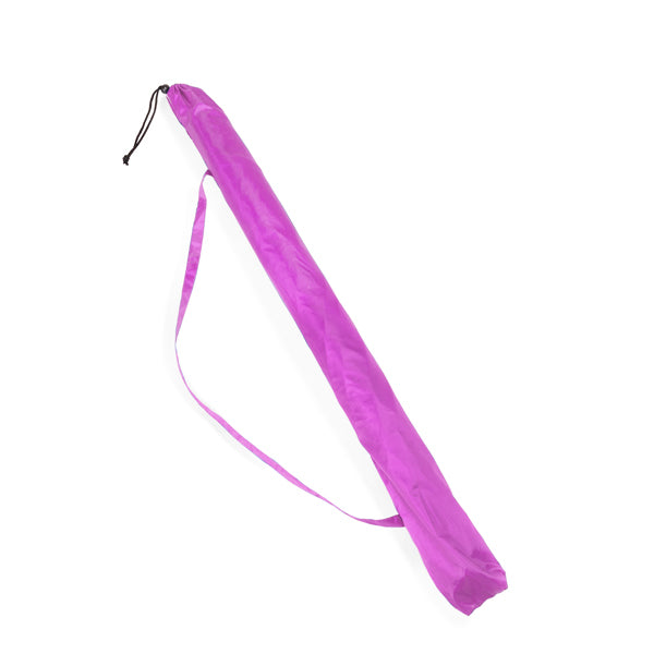 Stamina Skye 190T polyester () and beach umbrella in fuchsia, ready for logo printing