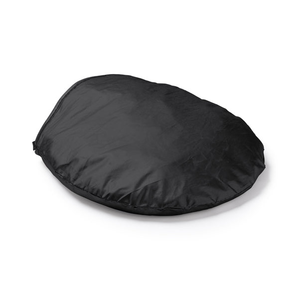Stamina Prisma polyester car sun shield in black, ready for logo printing