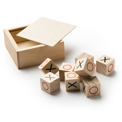 Stamina Triwa wood game in beige, ready for logo printing