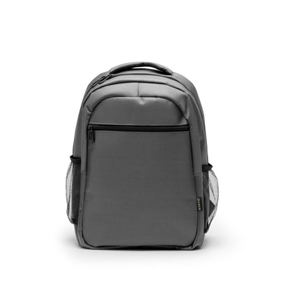 Stamina Rubix recycled nylon backpack in grey, ready for logo printing