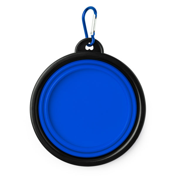 Stamina Shira tPR pet accessory in royal blue, ready for laser engraving