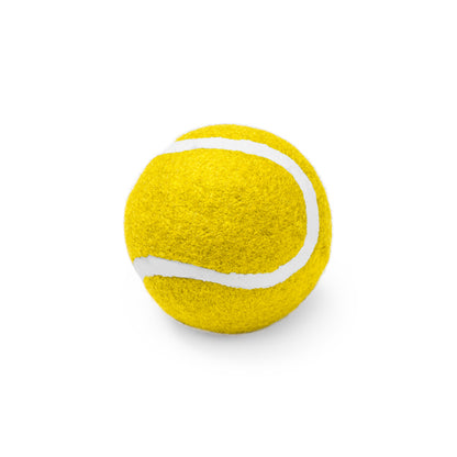 Stamina Lanza rubber ball in yellow, ready for logo printing