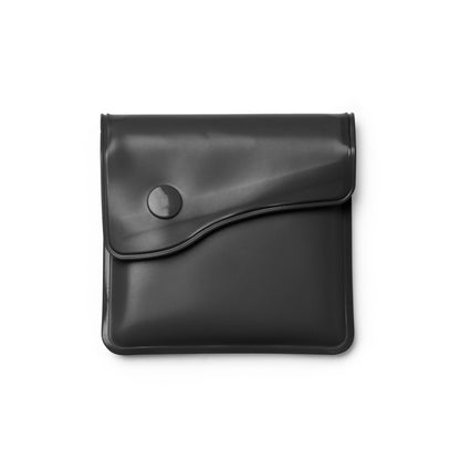 Stamina Cenix pVC and aluminium ashtray in black, ready for logo printing