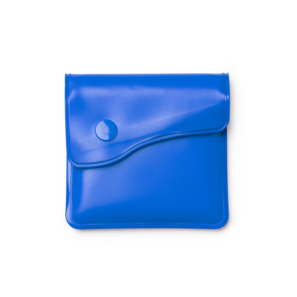 Stamina Cenix pVC and aluminium ashtray in royal blue, ready for logo printing