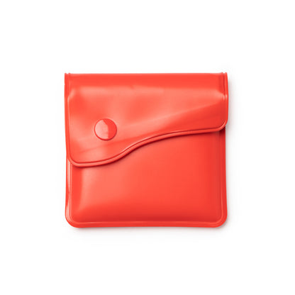 Stamina Cenix pVC and aluminium ashtray in red, ready for logo printing