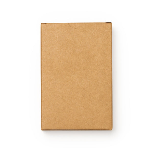 Stamina Naipe recycled cardboard game in beige, ready for logo printing