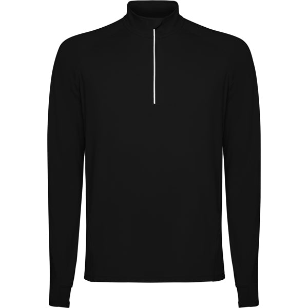 Roly Estambul men's sweatshirt in black, ready for logo printing or embroidery