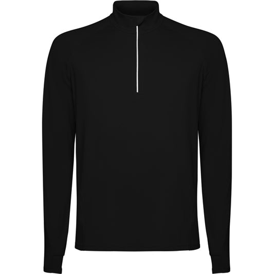 Roly Estambul men's sweatshirt in black, ready for logo printing or embroidery
