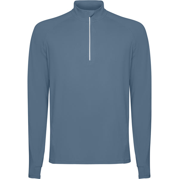 Roly Estambul men's sweatshirt in storm blue, ready for logo printing or embroidery