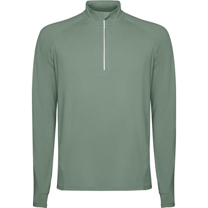 Roly Estambul men's sweatshirt in laurel green, ready for logo printing or embroidery