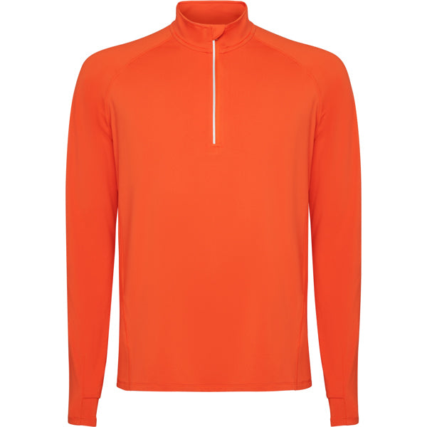 Roly Estambul men's sweatshirt in fire orange, ready for logo printing or embroidery