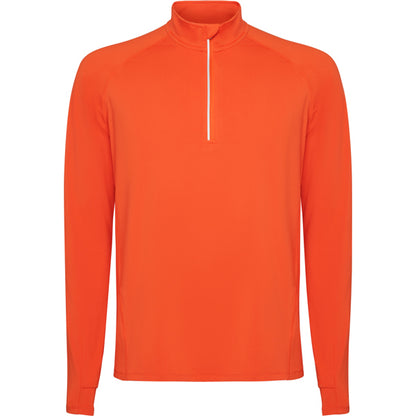 Roly Estambul men's sweatshirt in fire orange, ready for logo printing or embroidery