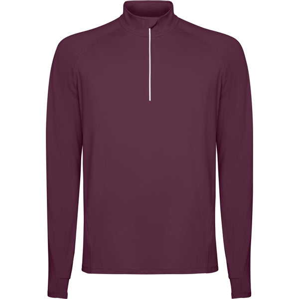 Roly Estambul men's sweatshirt in plum red, ready for logo printing or embroidery
