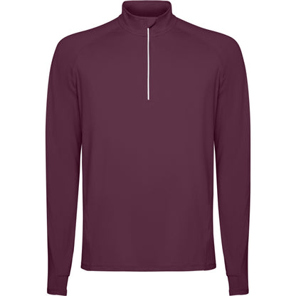 Roly Estambul men's sweatshirt in plum red, ready for logo printing or embroidery