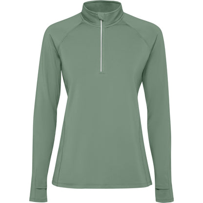 Roly Estambul Woman women's sweatshirt in laurel green, ready for logo printing or embroidery