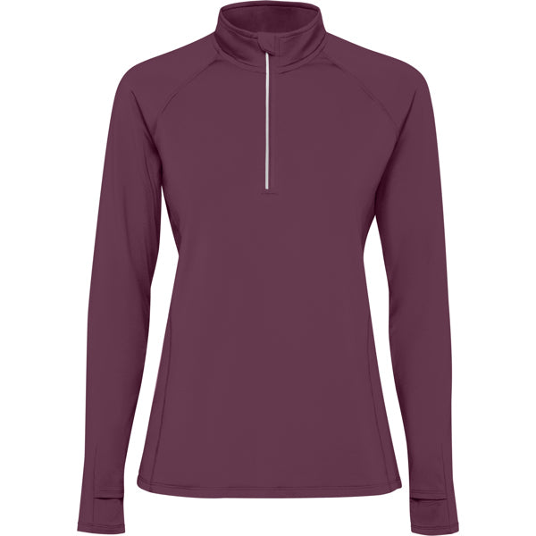 Roly Estambul Woman women's sweatshirt in plum red, ready for logo printing or embroidery