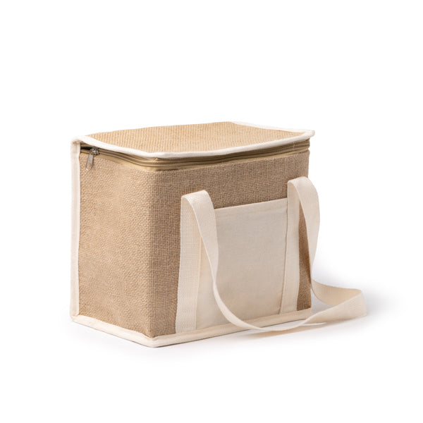Stamina Florit jute cooler bag, ready for logo printing