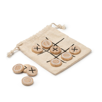 Stamina Pensy wooden noughts and crosses game, ready for logo printing