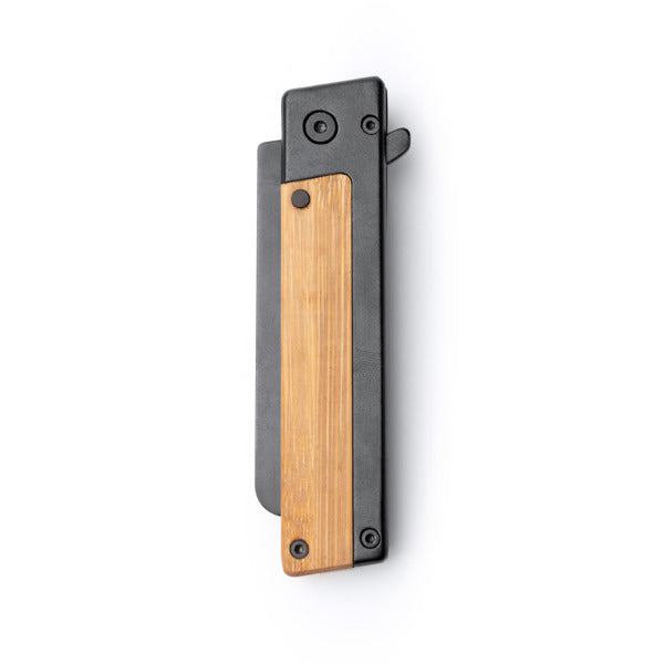 Stamina Aster stainless steel pocket knife in beige, ready for laser engraving