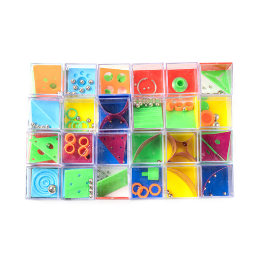 Stamina Cubik game of skill set in transparent, ready for logo printing