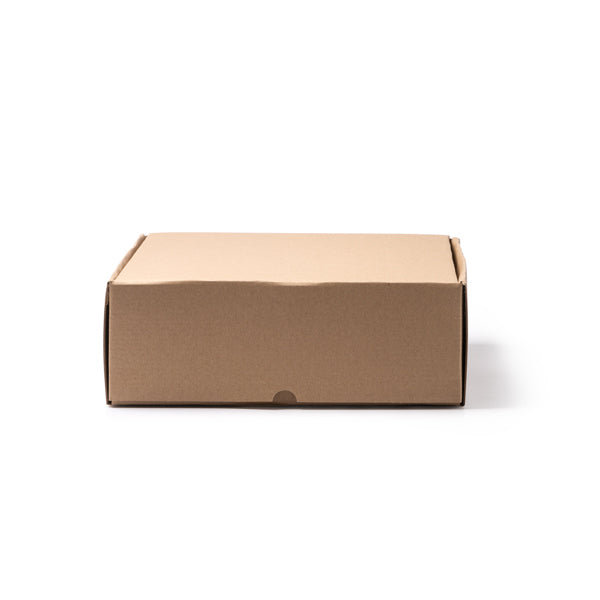 Stamina Dora recycled cardboard gift box in beige, ready for logo printing