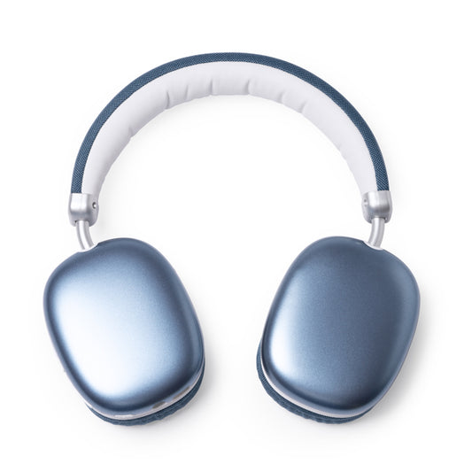 Stamina Luca wireless headphones in heather royal blue, ready for logo printing