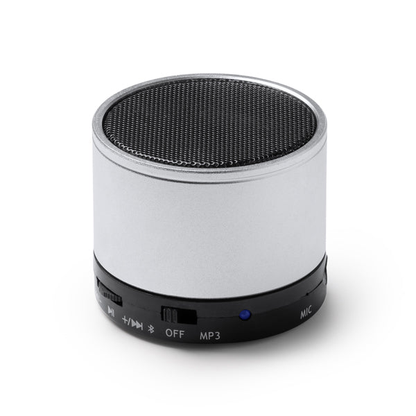 Stamina Corus recycled aluminium Bluetooth speaker, ready for laser engraving