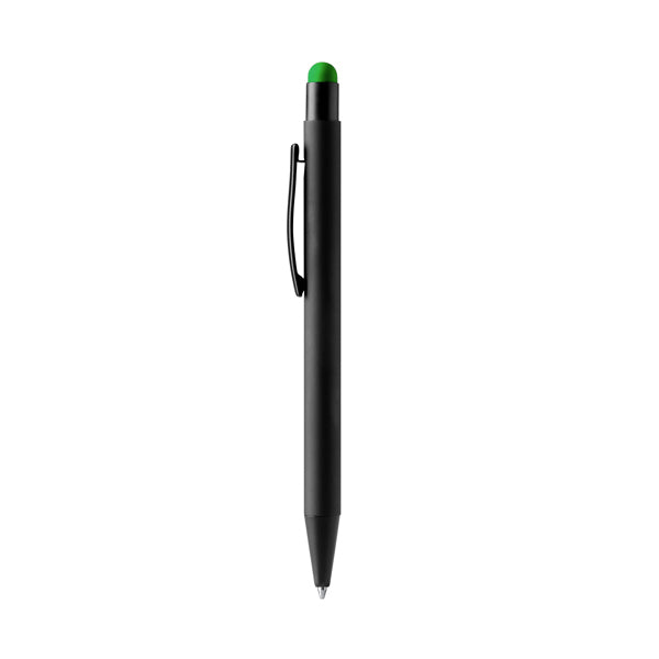 Stamina Zagreb aluminium ball pen in fern green, ready for logo printing
