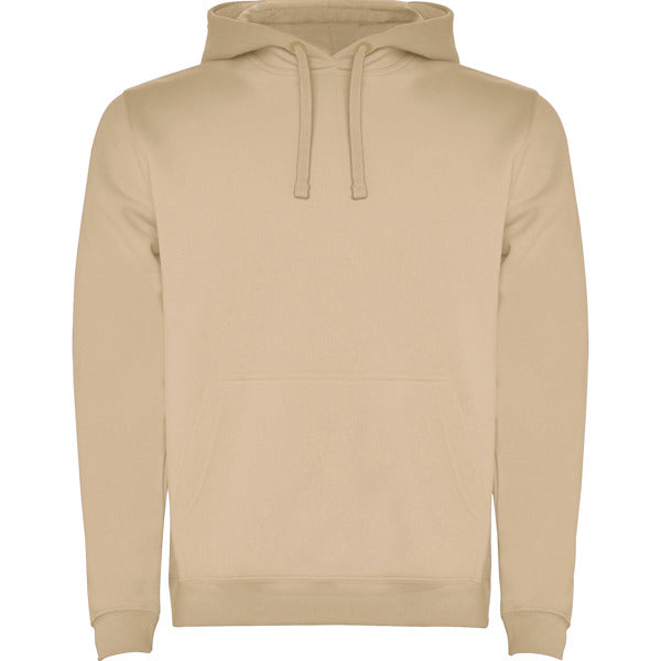 Roly Urban men's hoodie in sand, ready for logo printing or embroidery