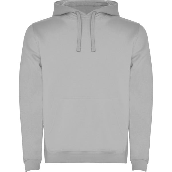 Roly Urban men's hoodie in stone grey, ready for logo printing or embroidery