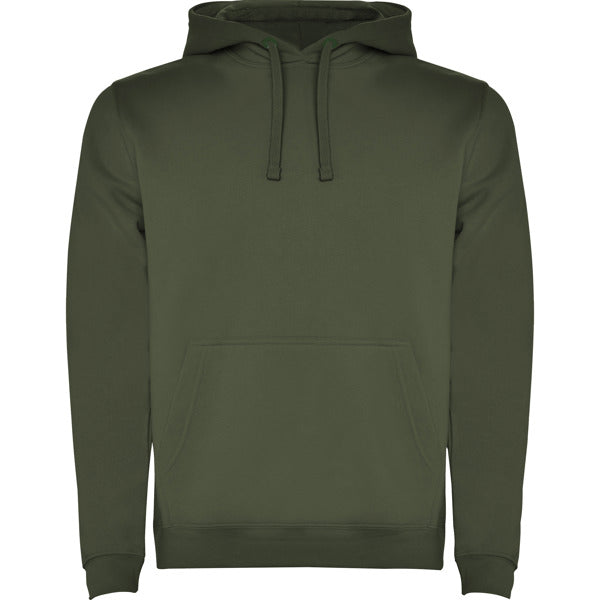 Roly Urban men's hoodie in venture green, ready for logo printing or embroidery