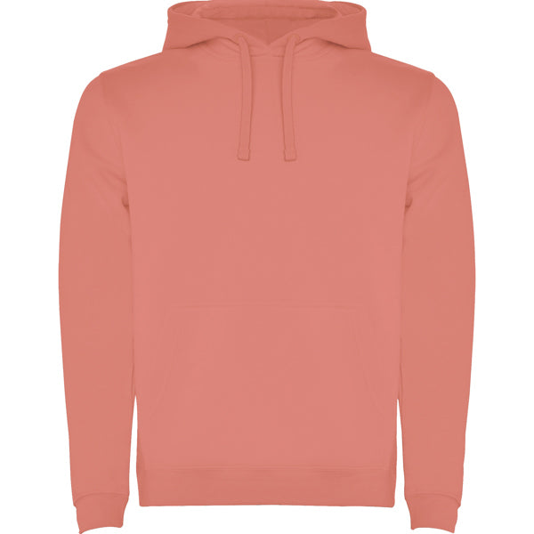 Roly Urban men's hoodie in pale red, ready for logo printing or embroidery