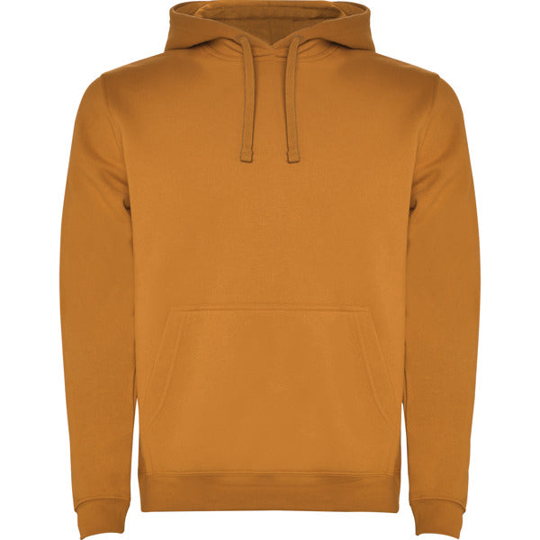 Roly Urban men's hoodie in curry yellow, ready for logo printing or embroidery