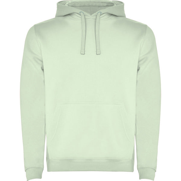 Roly Urban men's hoodie in mist green, ready for logo printing or embroidery