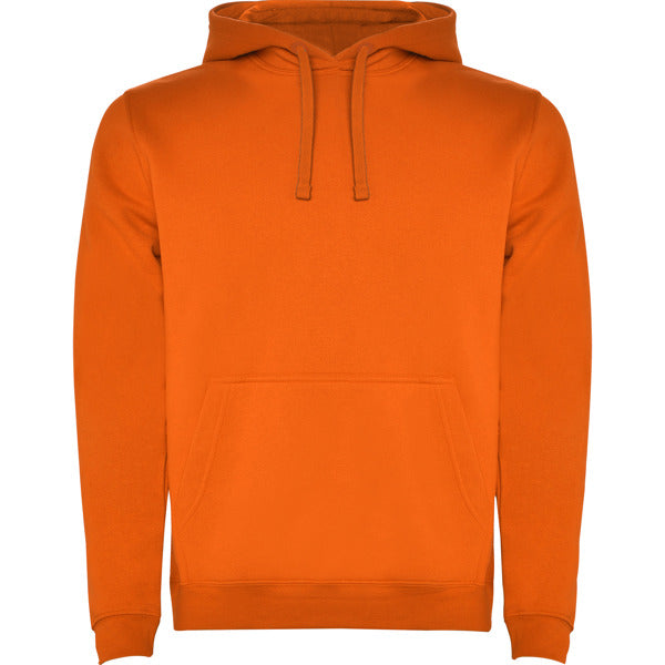 Roly Urban men's hoodie in orange, ready for logo printing or embroidery