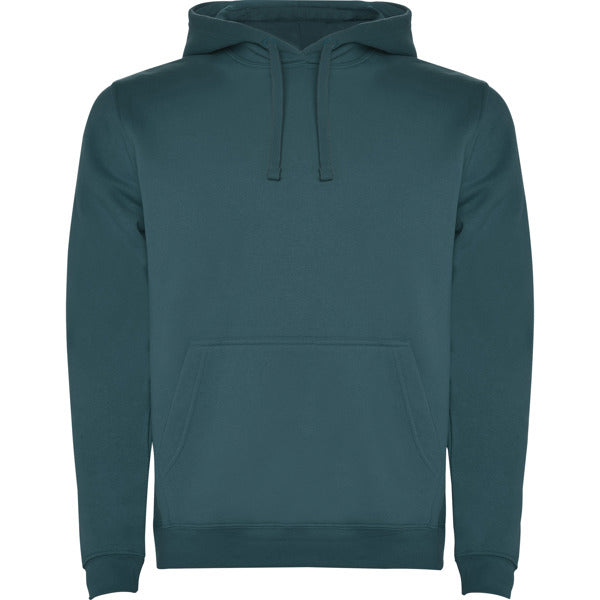 Roly Urban men's hoodie in blue lake, ready for logo printing or embroidery