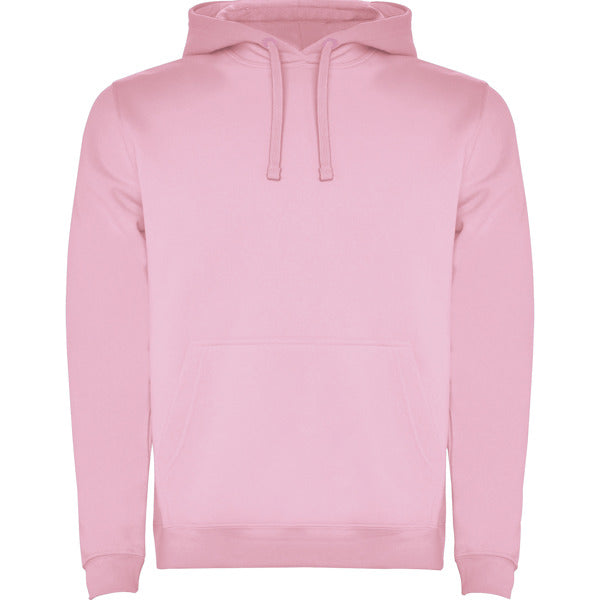Roly Urban men's hoodie in light pink, ready for logo printing or embroidery