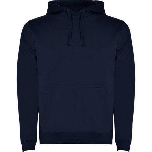 Roly Urban men's hoodie in navy blue, ready for logo printing or embroidery