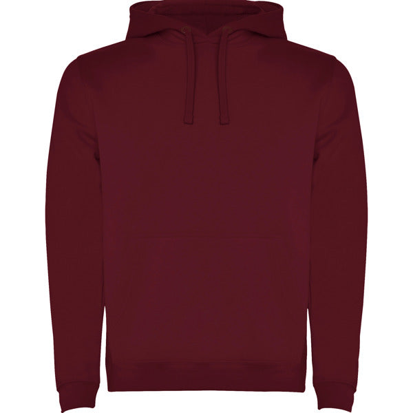 Roly Urban men's hoodie in garnet, ready for logo printing or embroidery