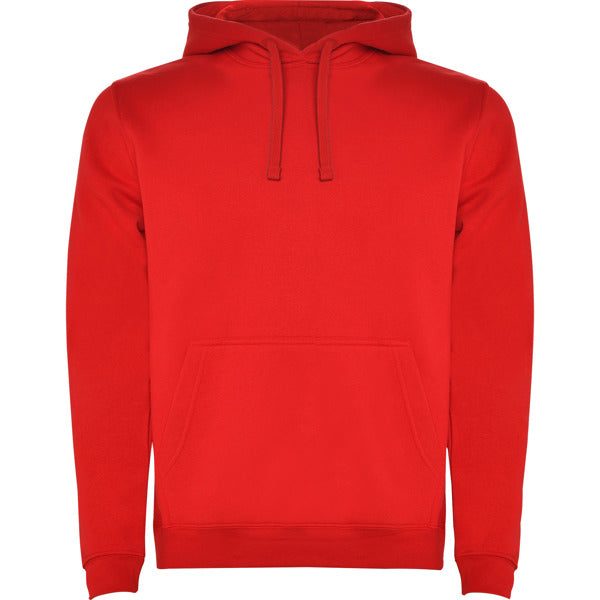 Roly Urban men's hoodie in red, ready for logo printing or embroidery