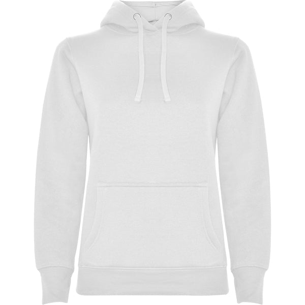 Roly Urban Woman women's hoodie in white, ready for logo printing or embroidery
