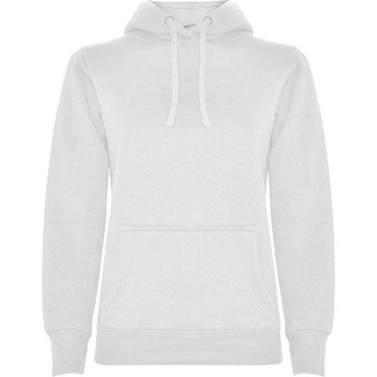 Roly Urban Woman women's hoodie in white, ready for logo printing or embroidery