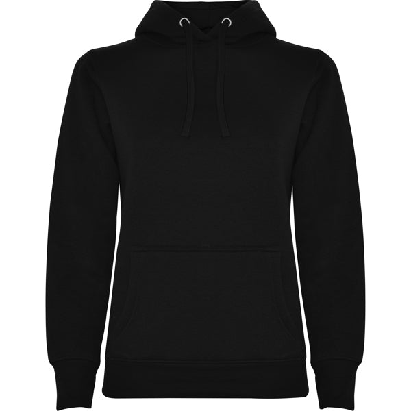 Roly Urban Woman women's hoodie in black, ready for logo printing or embroidery