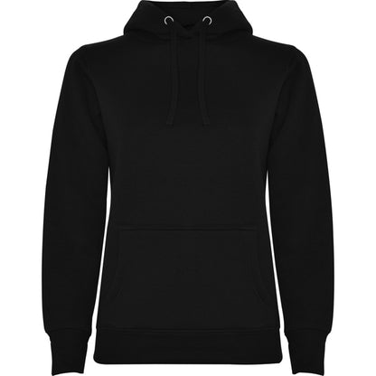 Roly Urban Woman women's hoodie in black, ready for logo printing or embroidery