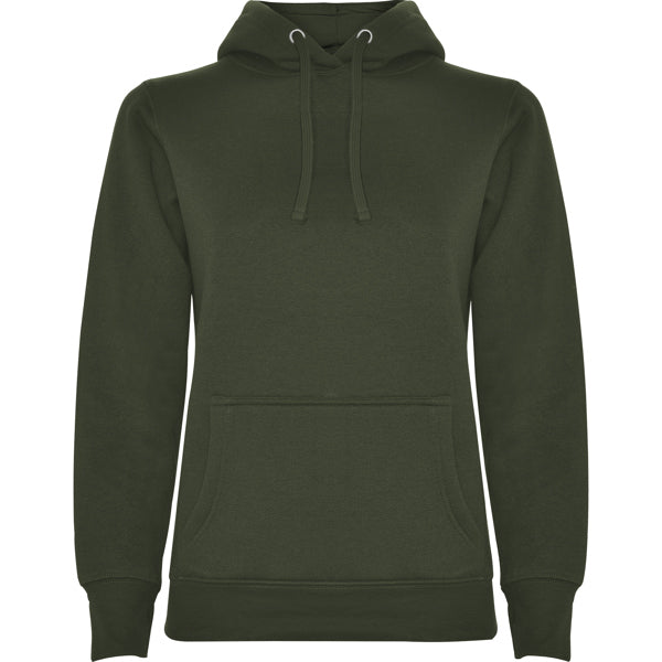 Roly Urban Woman women's hoodie in venture green, ready for logo printing or embroidery