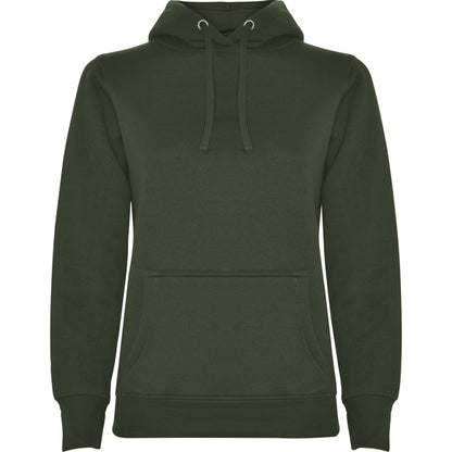 Roly Urban Woman women's hoodie in venture green, ready for logo printing or embroidery