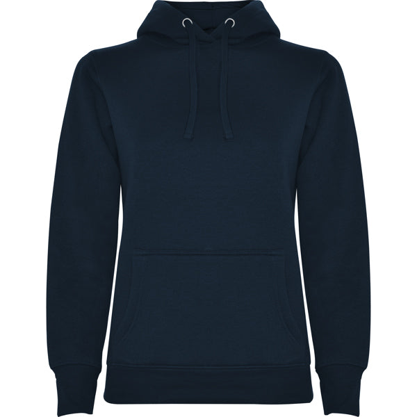 Roly Urban Woman women's hoodie in navy blue, ready for logo printing or embroidery